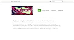 Desktop Screenshot of boulevardwineandspirits.com